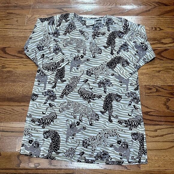 Gretchen Scott Girl's Leopard Cats Dress - Picture 1 of 4